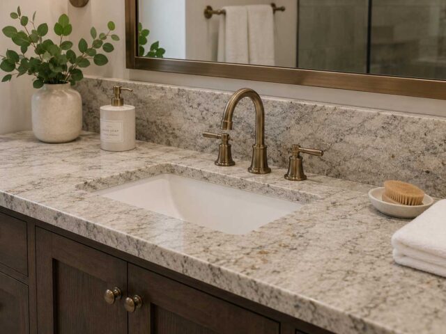 Benefits of a Natural Stone Bathroom Countertop